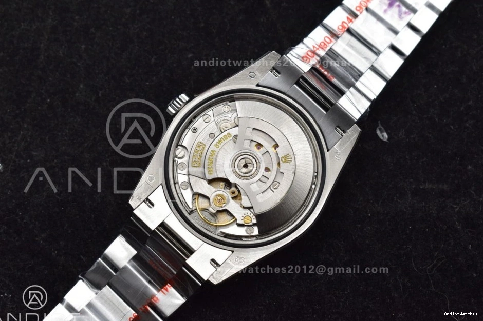 Grey DayDate on President (Gain 36 vr3255 Efficient Edition Best 684 V5 QF Steel SS Roman 904L Weight) Dial Bracelet 0102